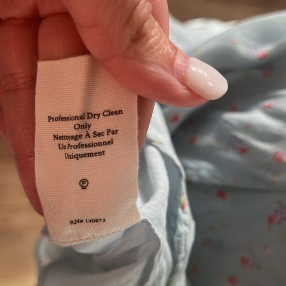 Loveshackfancy - Ruby silk crepe mini dress- Size XS - Picture 13 of 17